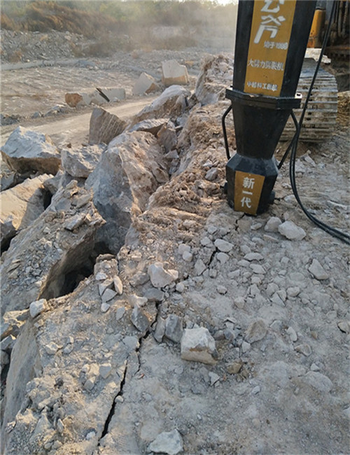 花岗岩开采大理石设备液压劈裂机