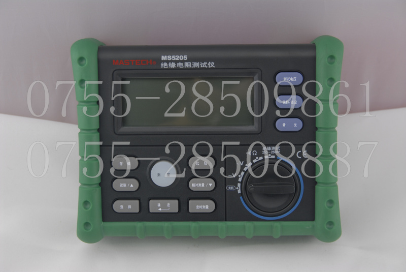 华仪MS5205 电阻表 MS5205数字绝缘电阻测试仪