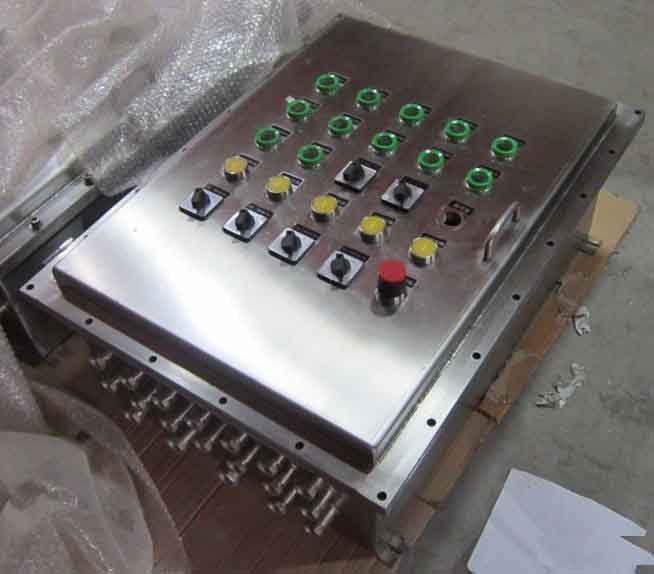 Exd IIC T4防爆钢板配电箱，安徽最便宜的防爆配电箱厂家
