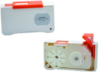 瑞徽光纤跳线陶瓷插芯端面接口除尘清洁器 光纤清洁盒 卡带式擦纤盒