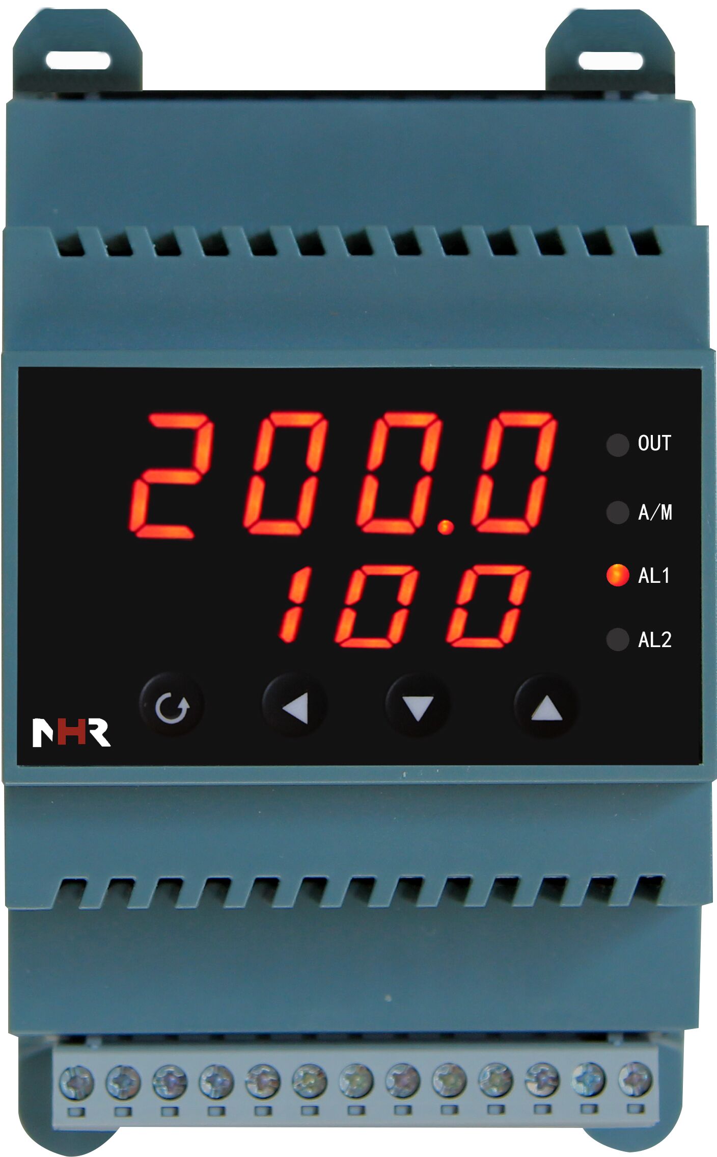 虹润推出NHR-DN30/DN40系列导轨式模糊PID温控器/60段程序温控器