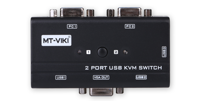 迈拓维矩2口塑壳USBKVM切换器MT-260KL
