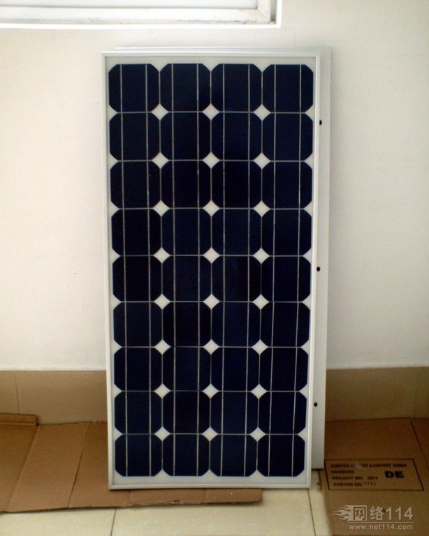 110W12V单晶太阳能光伏板 高效率 寿命长