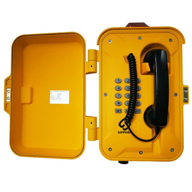 一键紧急呼叫电话机防水抗噪电话机壁挂式扩音电话机